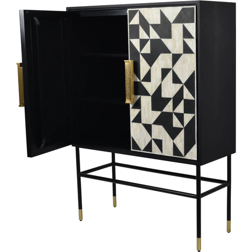 Libra Wolseley Bone Inlay Drinks Cabinet